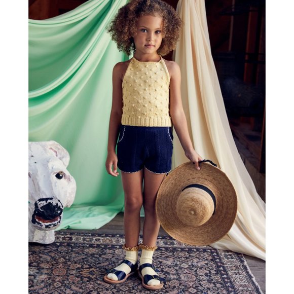 COPY - MISHA & PUFF Kids Unisex Double Buckle No. 1 Leather Sandals Maritime Bl… - Picture 2 of 3